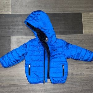 Blue Nike puffer jacket size 18 months
